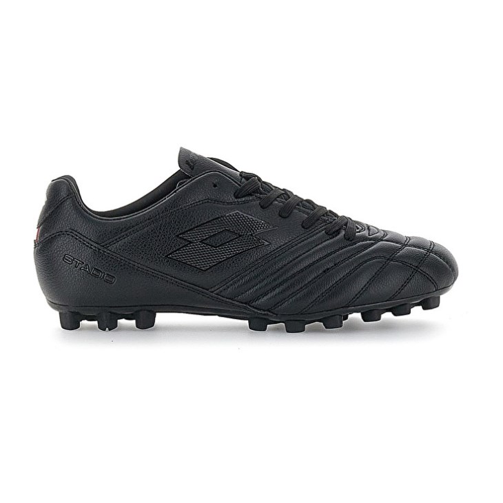 Men Lotto Stadio 300 II AGM Football Boots Black | SN044414X6