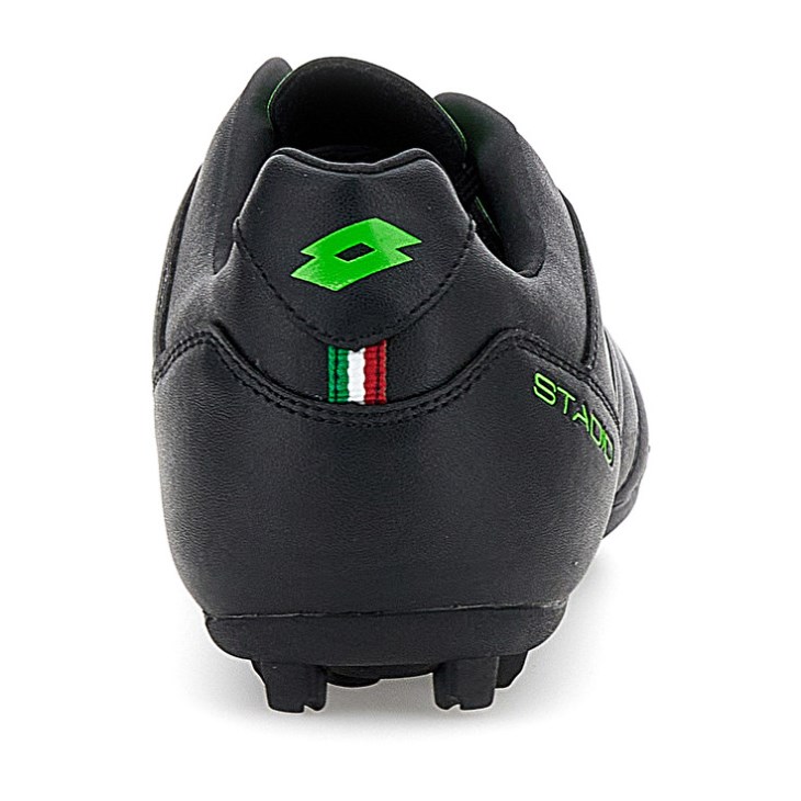 Men Lotto Stadio 705 Agmr Football Boots Black / Green | UC352995K9