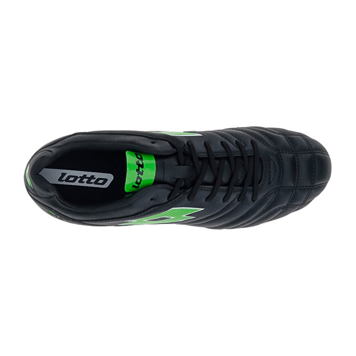 Men Lotto Stadio 705 Agmr Football Boots Black / Green | UC352995K9