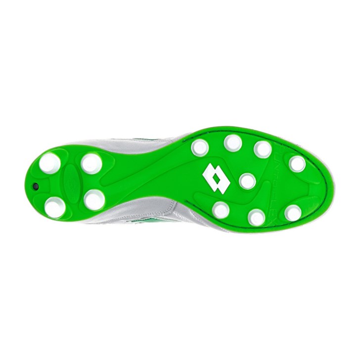 Men Lotto Stadio OG II FG 50 YRS Icon Football Boots White / Green | SH092769N4