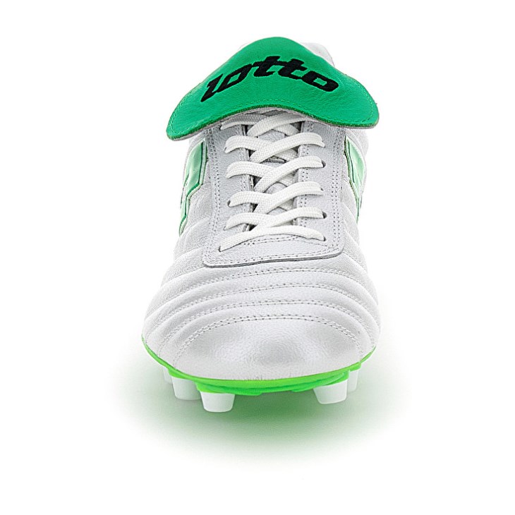 Men Lotto Stadio OG II FG 50 YRS Icon Football Boots White / Green | SH092769N4
