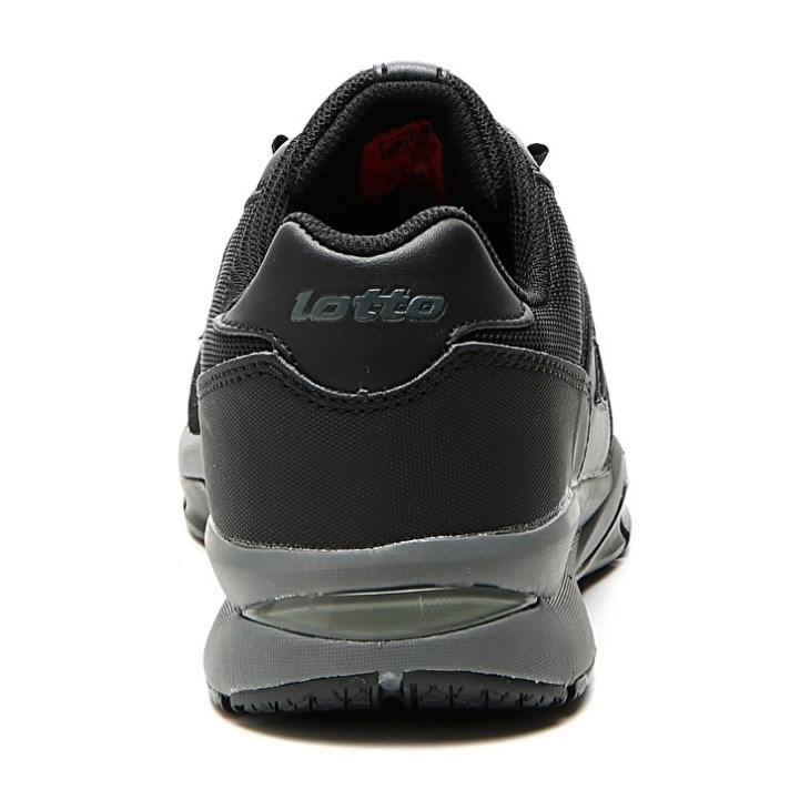 Men Lotto Street S1P SRC Safety Shoes Black / Silver | SU243024M0