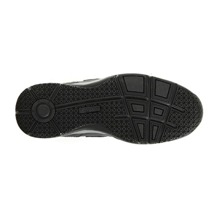 Men Lotto Street S1P SRC Safety Shoes Black / Silver | SU243024M0