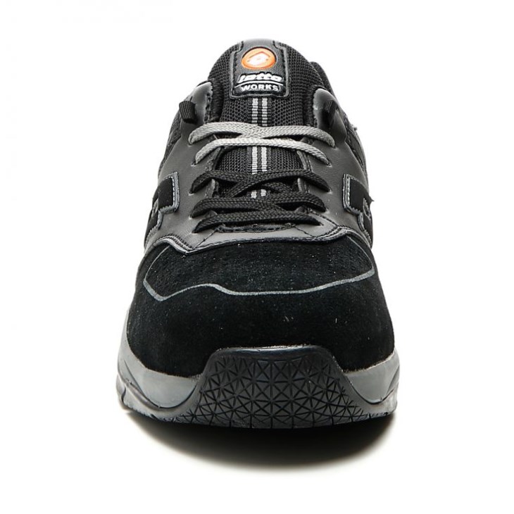 Men Lotto Street Safety Shoes Black / Dark Grey | FC605410R5