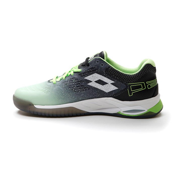 Men Lotto Superrapida 100 Padel Shoes Green / White / Black | UL092329P2