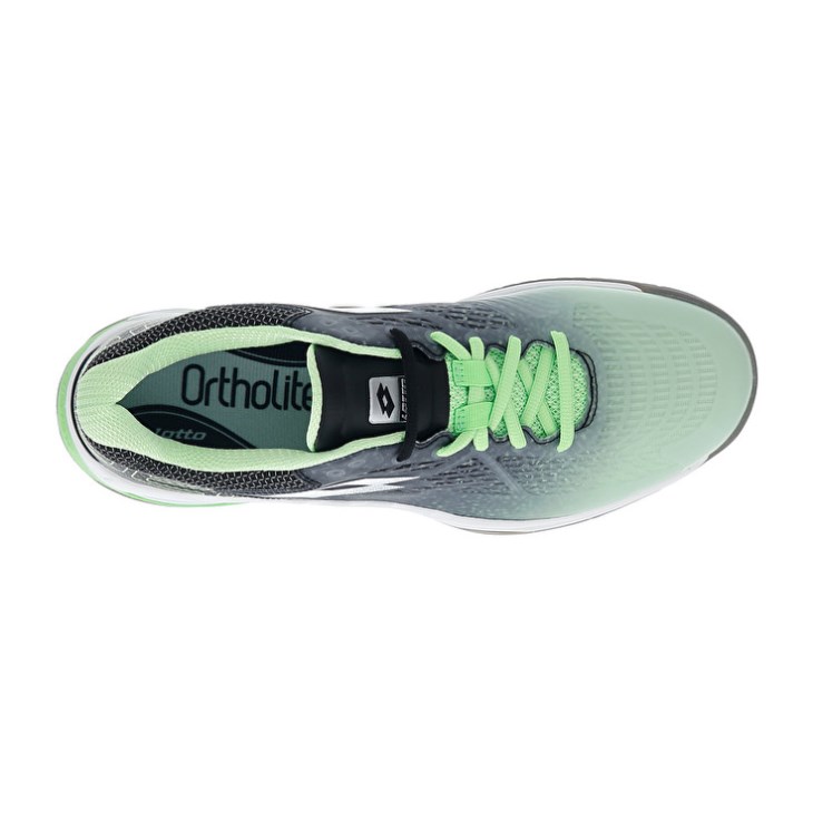 Men Lotto Superrapida 100 Padel Shoes Green / White / Black | UL092329P2