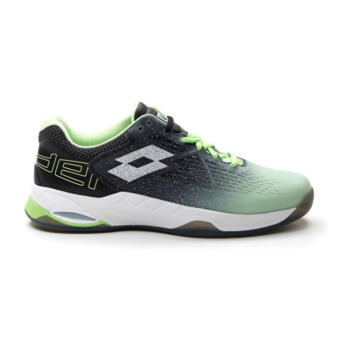 Men Lotto Superrapida 100 Padel Shoes Green / White / Black | UL092329P2