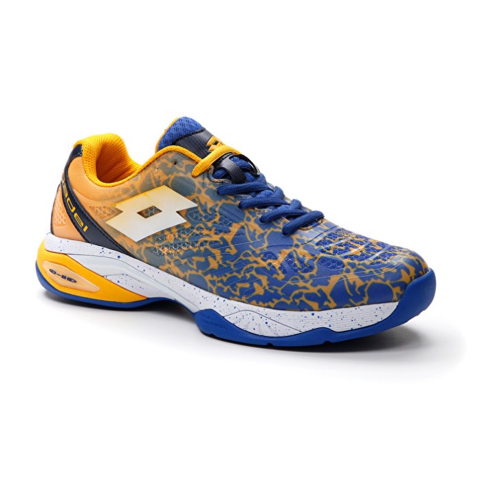 Men Lotto Superrapida 200 III Padel Shoes Blue / Yellow | VU424592O0