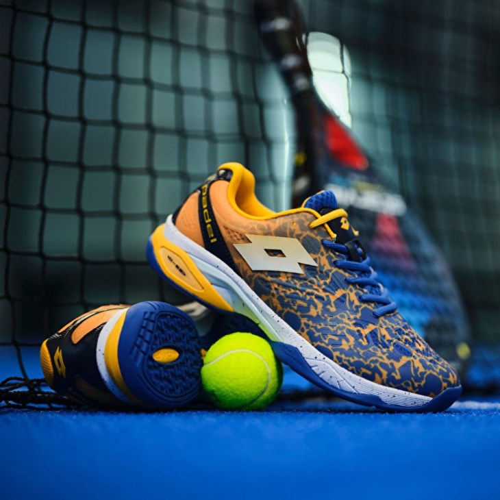Men Lotto Superrapida 200 III Padel Shoes Blue / Yellow | VU424592O0