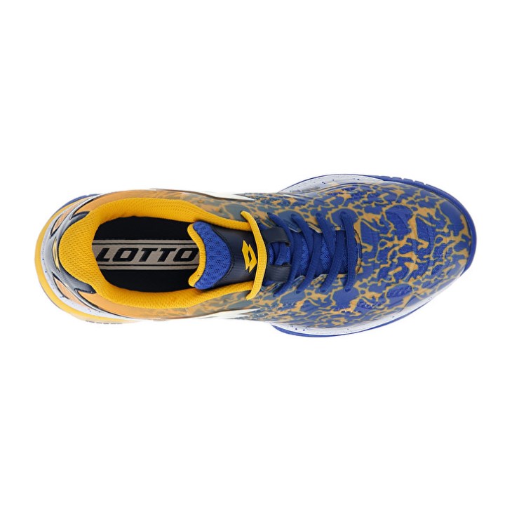 Men Lotto Superrapida 200 III Padel Shoes Blue / Yellow | VU424592O0