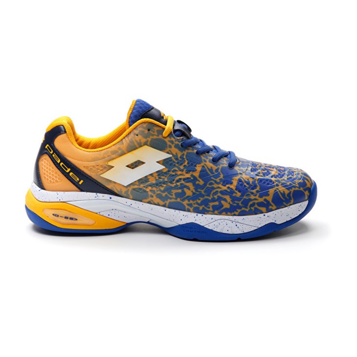 Men Lotto Superrapida 200 III Padel Shoes Blue / Yellow | VU424592O0
