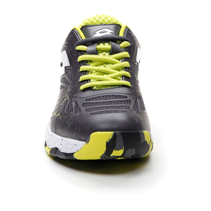 Men Lotto Superrapida 200 IV Padel Shoes Green / White / Dark Grey | BH663306K5