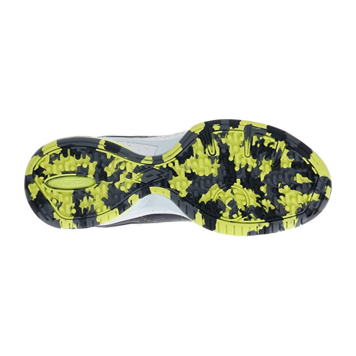 Men Lotto Superrapida 200 IV Padel Shoes Green / White / Dark Grey | BH663306K5
