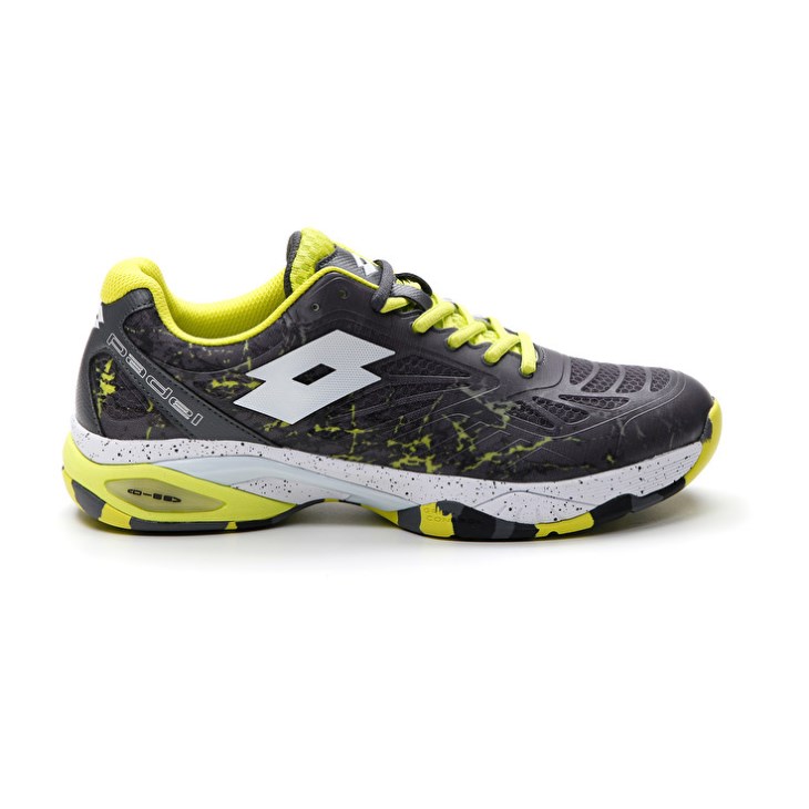 Men Lotto Superrapida 200 IV Padel Shoes Green / White / Dark Grey | BH663306K5