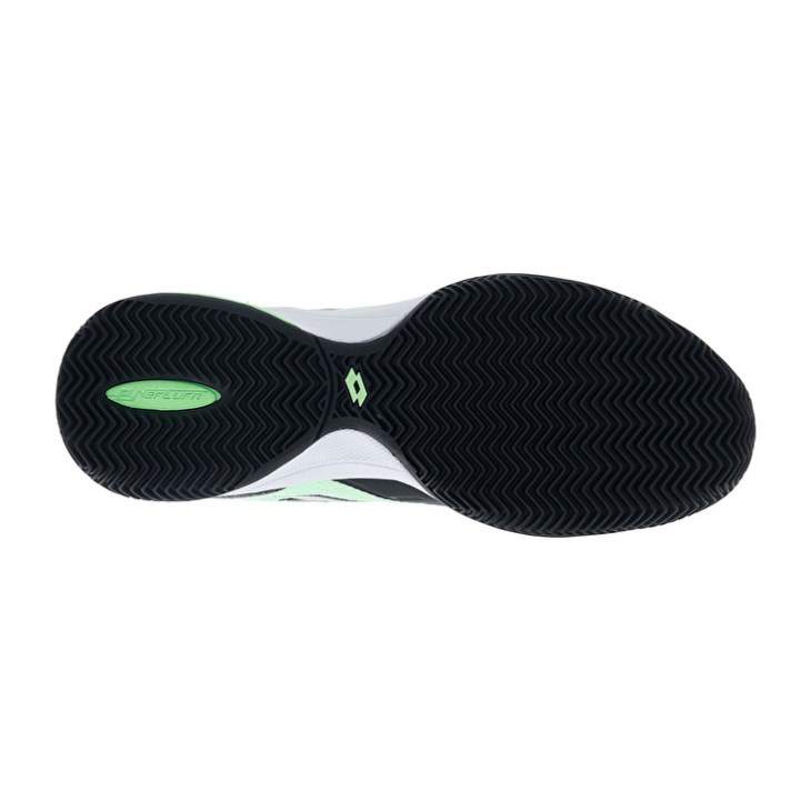 Men Lotto Superrapida 400 IV Padel Shoes Black / Green | QG235523T1