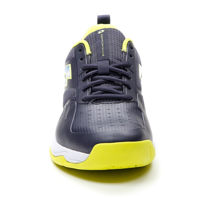 Men Lotto Superrapida 400 V Padel Shoes Blue / Yellow / Navy | ZZ934983X0