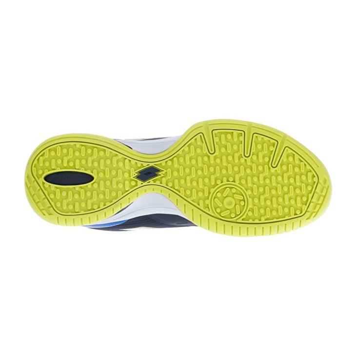 Men Lotto Superrapida 400 V Padel Shoes Blue / Yellow / Navy | ZZ934983X0