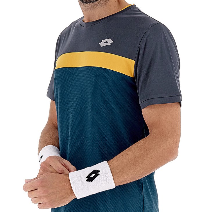 Men Lotto Superrapida VI 2 T Shirts Blue | CG116841I1