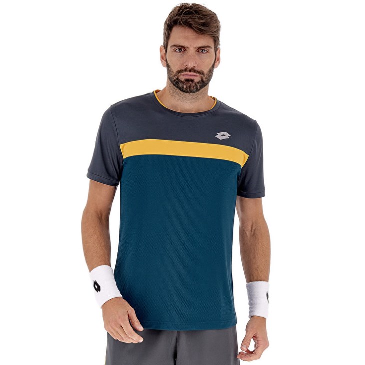 Men Lotto Superrapida VI 2 T Shirts Blue | CG116841I1