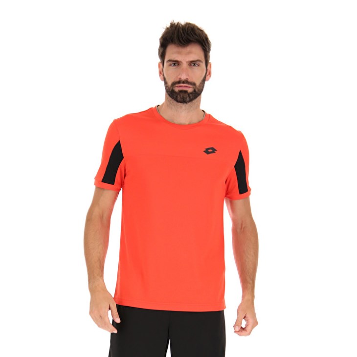 Men Lotto Superrapida VI T Shirts Orange | VK338233Z8