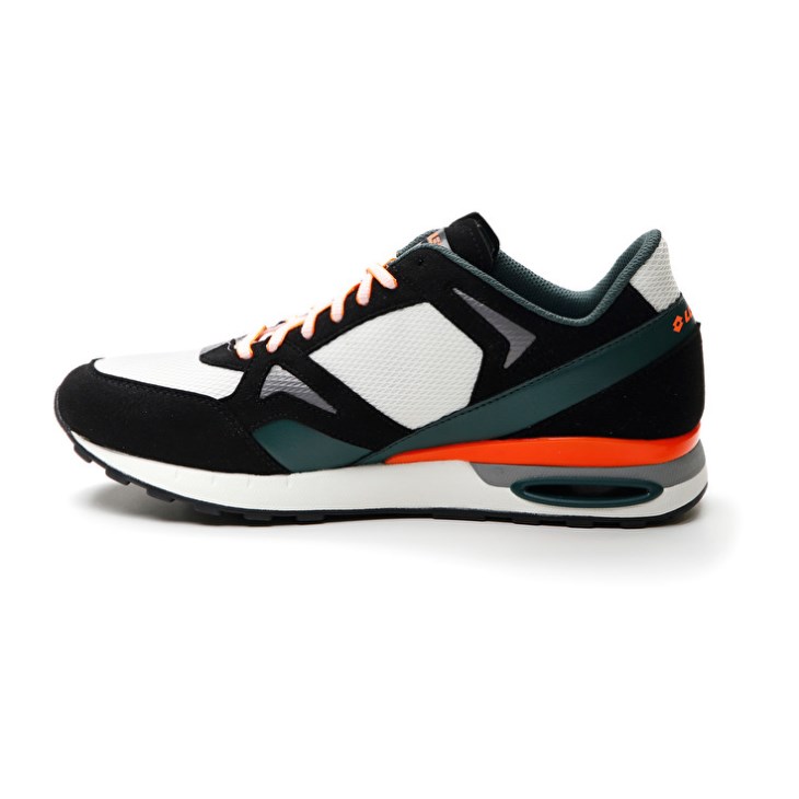 Men Lotto Synpulse '93 AMF Running Shoes White / Black / Green | QC446174U6