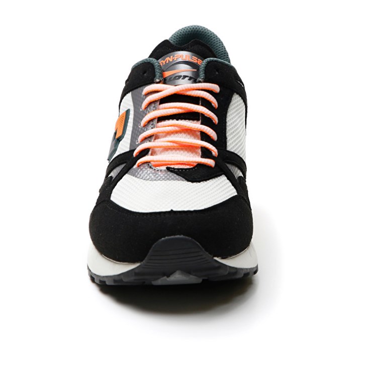 Men Lotto Synpulse '93 AMF Running Shoes White / Black / Green | QC446174U6