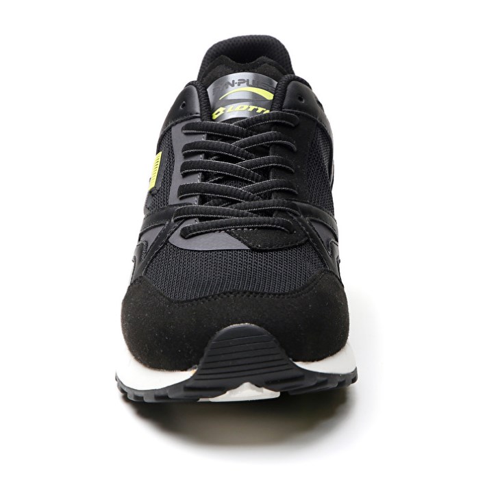 Men Lotto Synpulse '93 II AMF Running Shoes Black / Green / Grey | SW457525B8