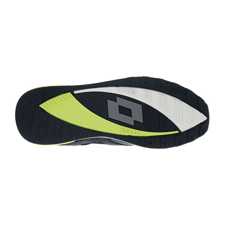 Men Lotto Synpulse '93 II AMF Running Shoes Black / Green / Grey | SW457525B8