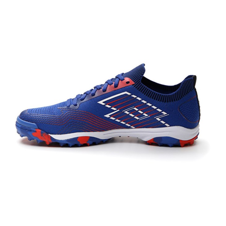 Men Lotto Tacto 250 TF Futsal Shoes Blue / White / Red | QK319811P6