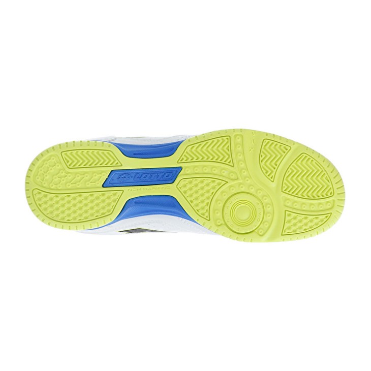 Men Lotto Tacto 300 VII ID Futsal Shoes White / Yellow | WZ969626L0