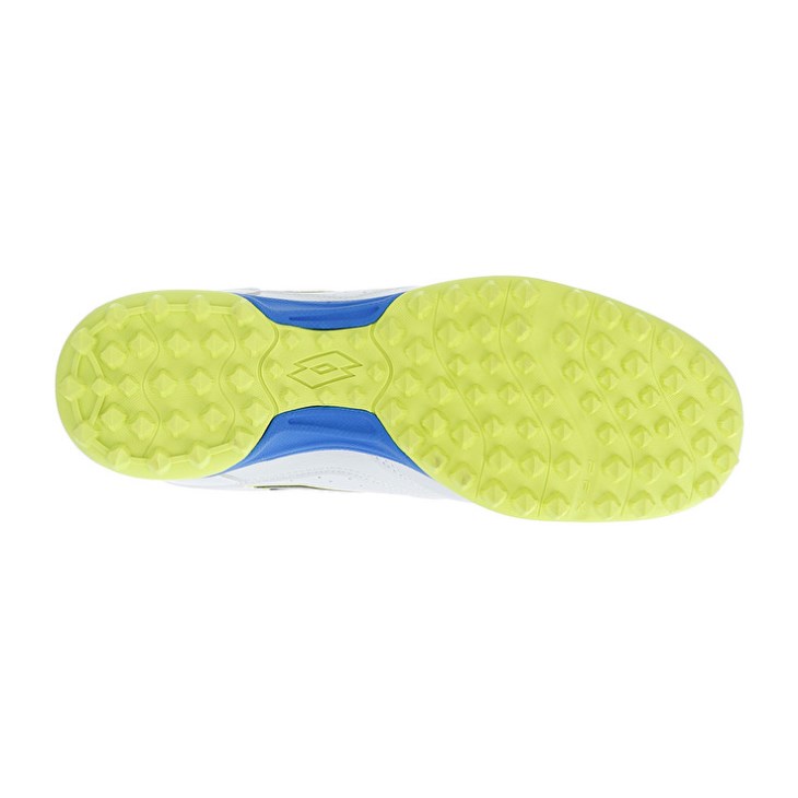 Men Lotto Tacto 300 VII TF Futsal Shoes White / Yellow | PF902710B4