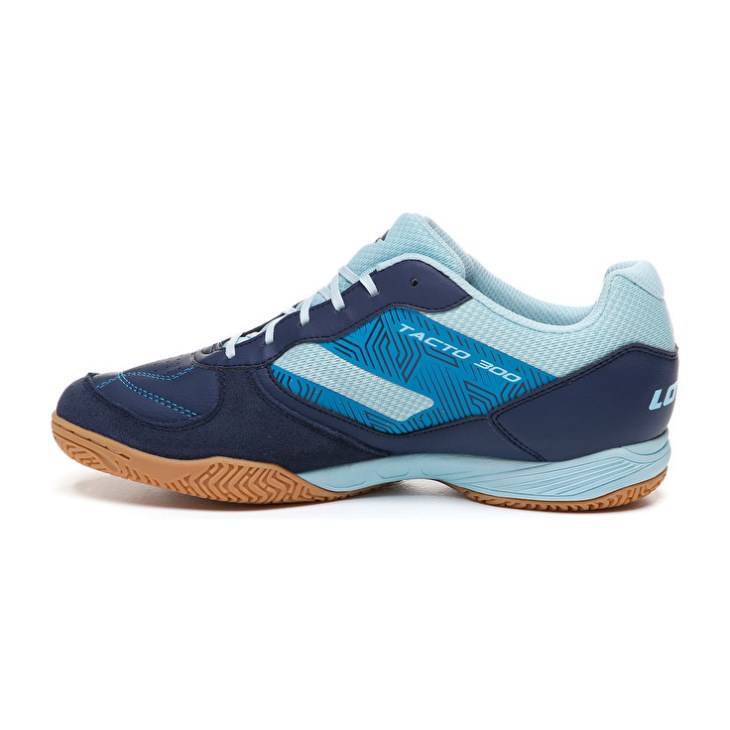Men Lotto Tacto 300 V Futsal Shoes Navy / Blue | CT871287A7