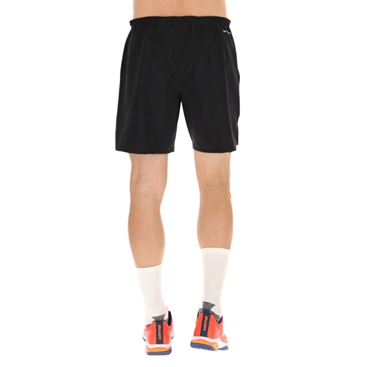 Men Lotto Tech I 7 Shorts Black | DE371817A6