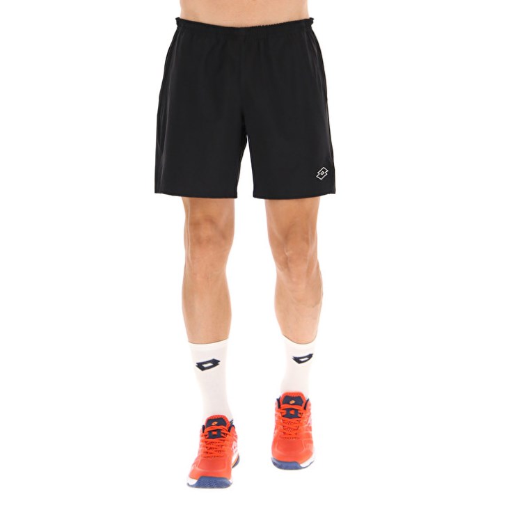 Men Lotto Tech I 7 Shorts Black | DE371817A6