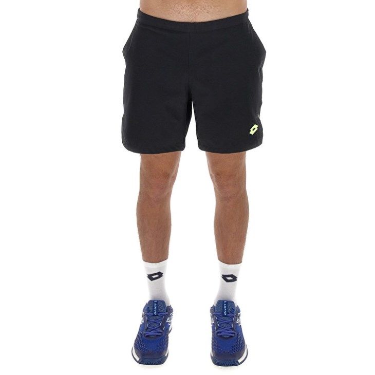 Men Lotto Tech I D1 7 Shorts Black | MU032353A5