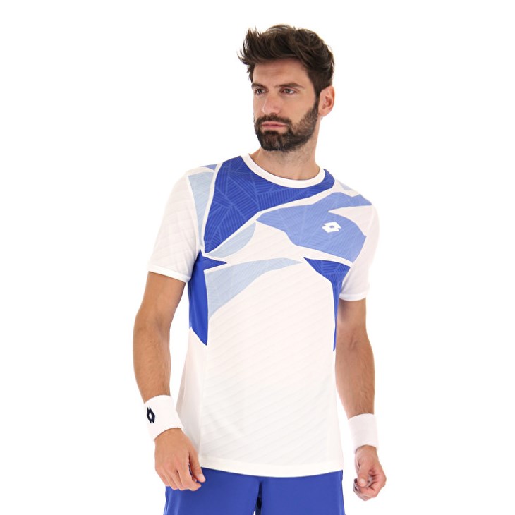 Men Lotto Tech I D2 T Shirts White | RW026522J0