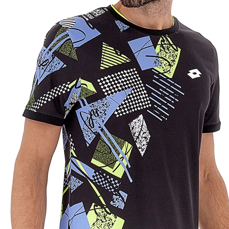 Men Lotto Tech I D5 T Shirts Black | OS373267E8