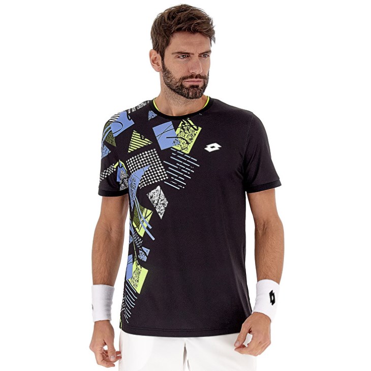Men Lotto Tech I D5 T Shirts Black | OS373267E8