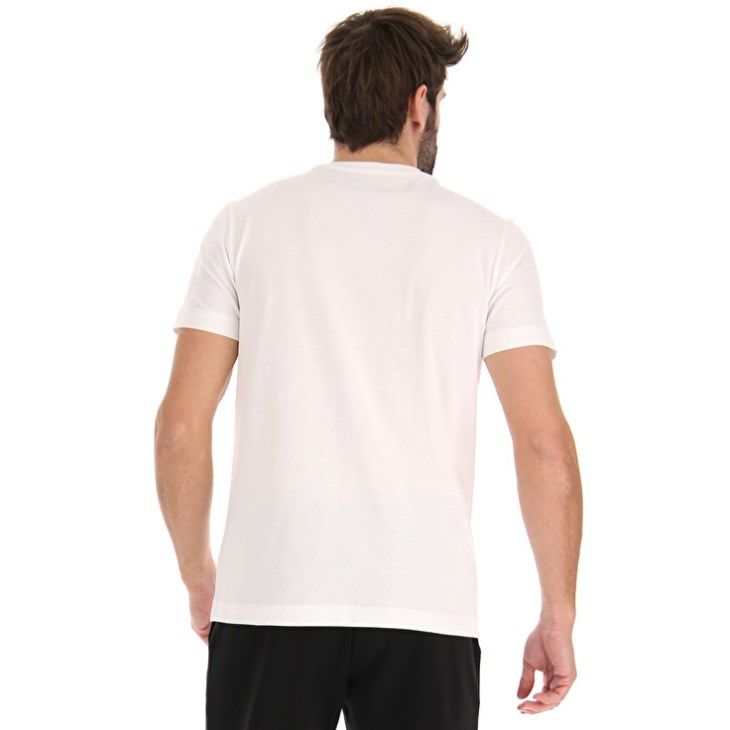 Men Lotto Tee Prisma IV JS T Shirts White | XD579147W0