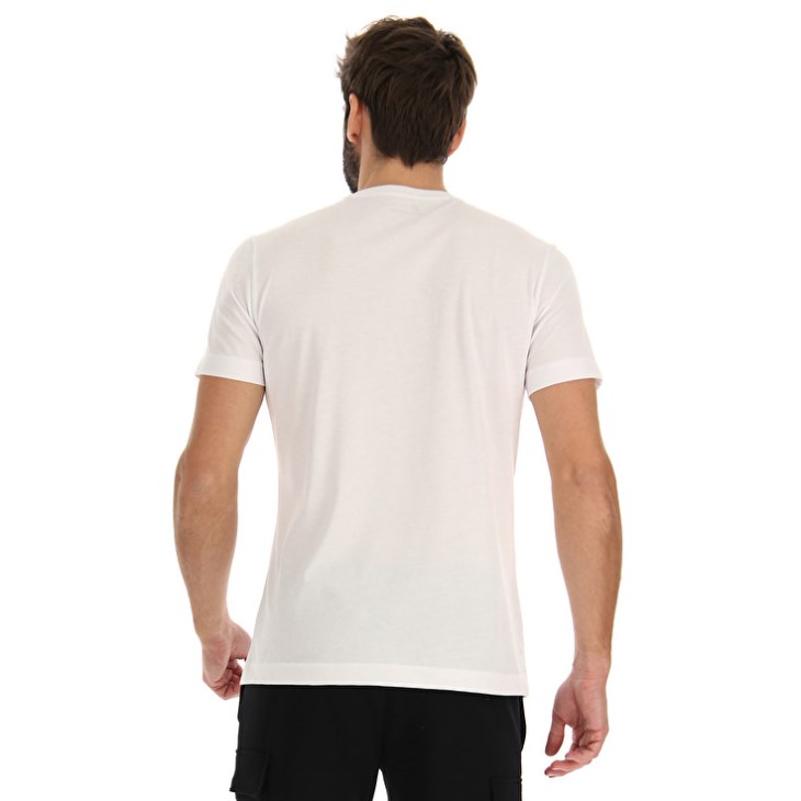 Men Lotto Tee Supra VI T Shirts White | XF159945C3