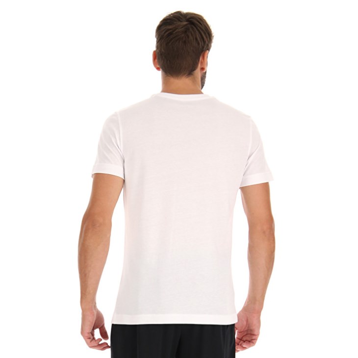 Men Lotto Tee Supra V T Shirts White | JI386018D2