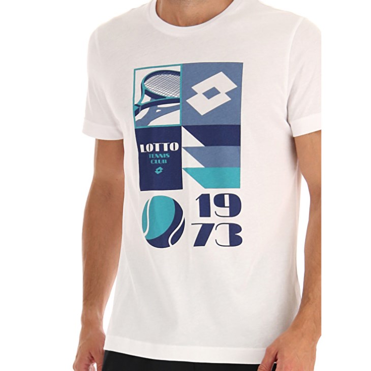 Men Lotto Tee Supra V T Shirts White | JI386018D2