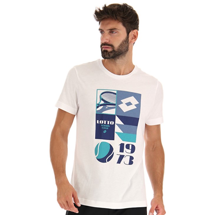 Men Lotto Tee Supra V T Shirts White | JI386018D2