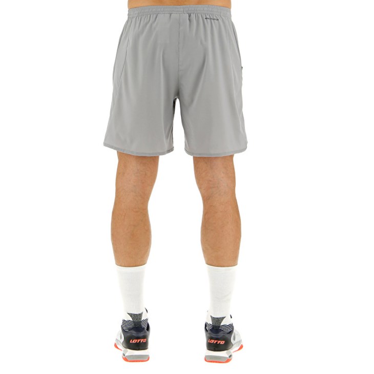 Men Lotto Tennis Tech Shorts Grey | CJ141114L8