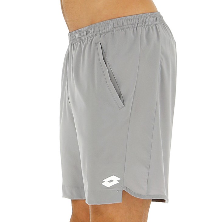 Men Lotto Tennis Tech Shorts Grey | CJ141114L8