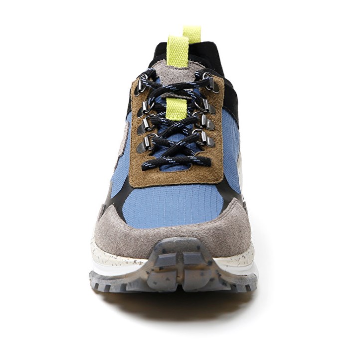 Men Lotto Tokyo Fuji Sneakers Grey / Blue / Gold | QI080118N9