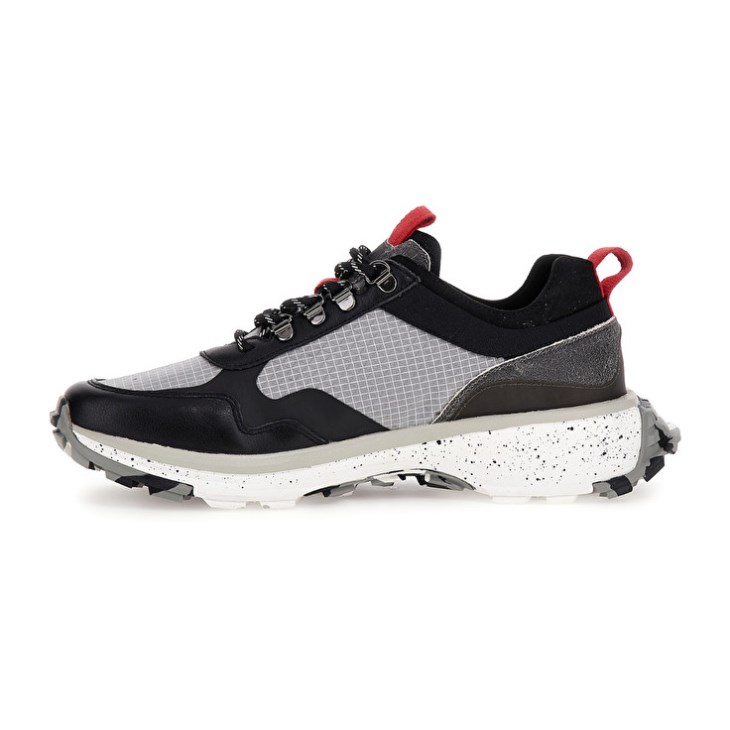 Men Lotto Tokyo Fuji Square Sneakers Grey / Black / White | IA934133V0