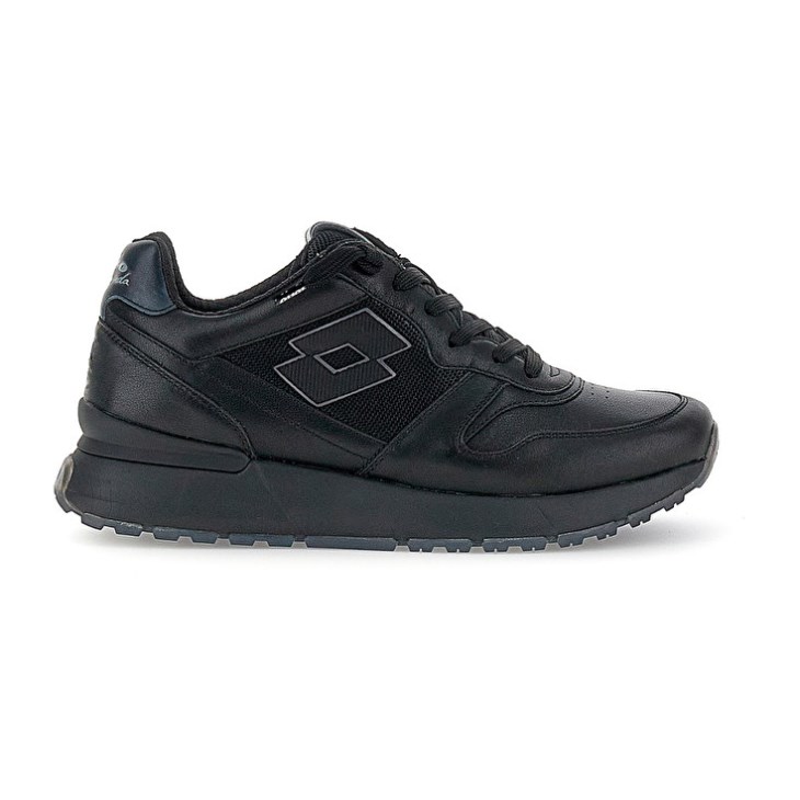 Men Lotto Tokyo Ginza Black Running Shoes Black | RE014501J3