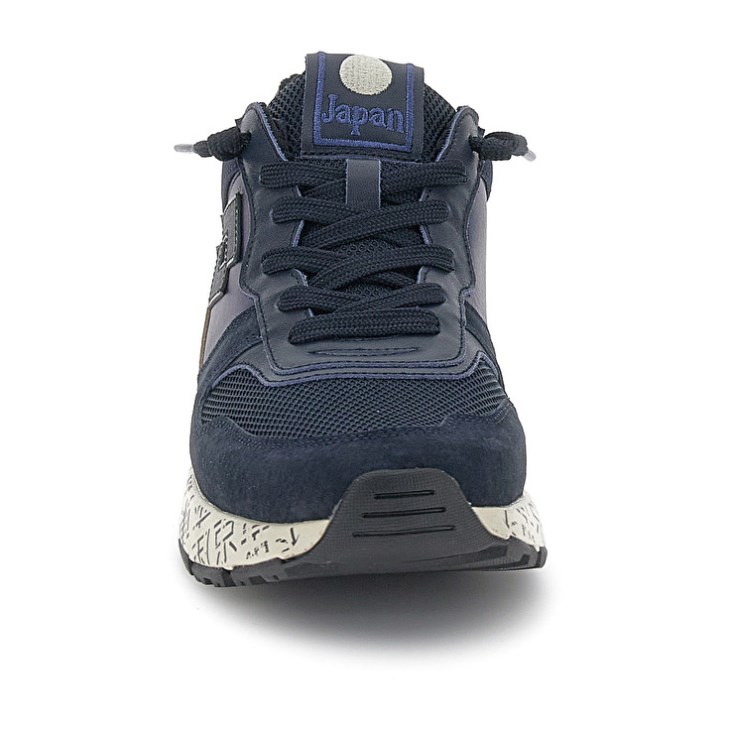 Men Lotto Tokyo Ginza PRT Sneakers Navy Blue | KM405730A5