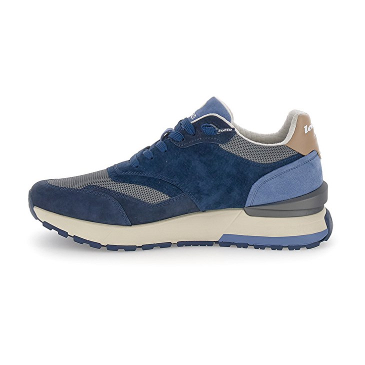Men Lotto Tokyo Ginza Pure Sneakers Navy Blue | WE236303X9
